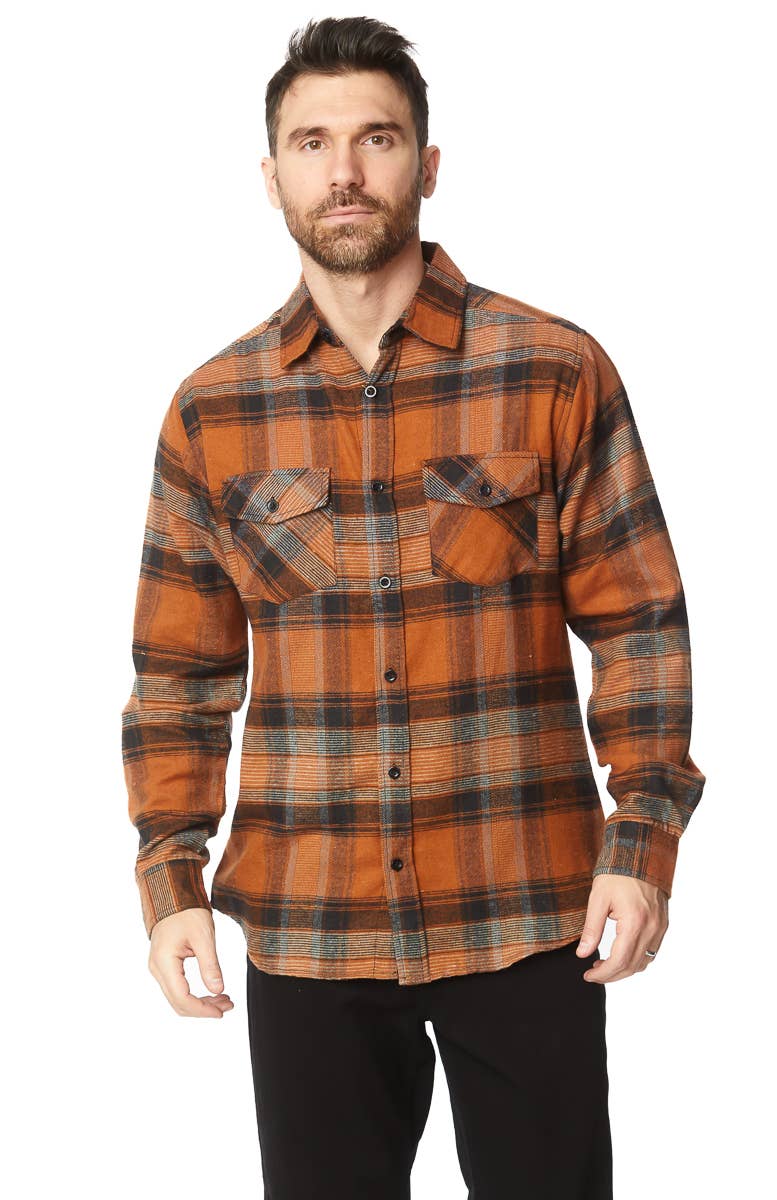 Men's Flannel Button Up