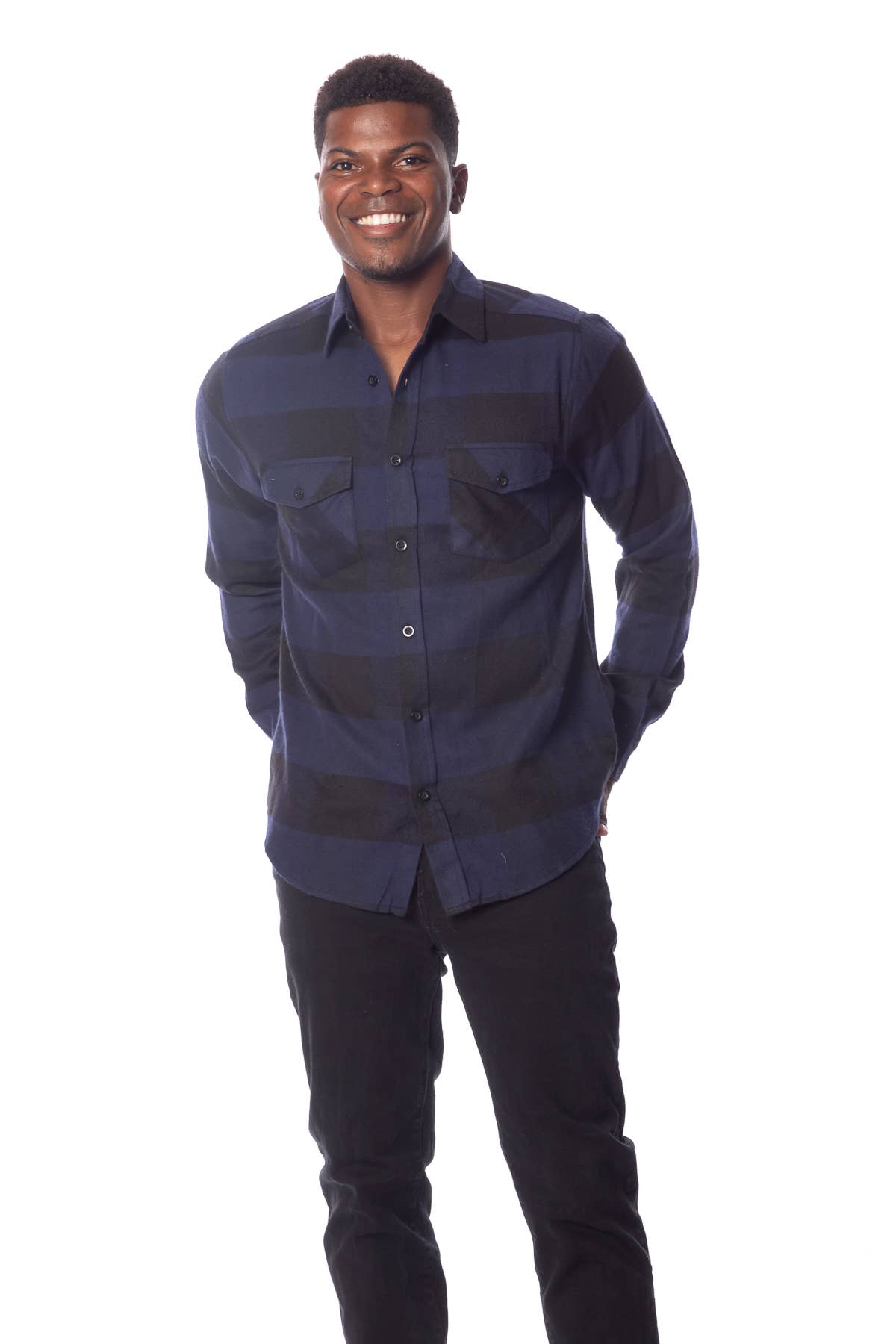 Men's Plaid Flannel Button Up