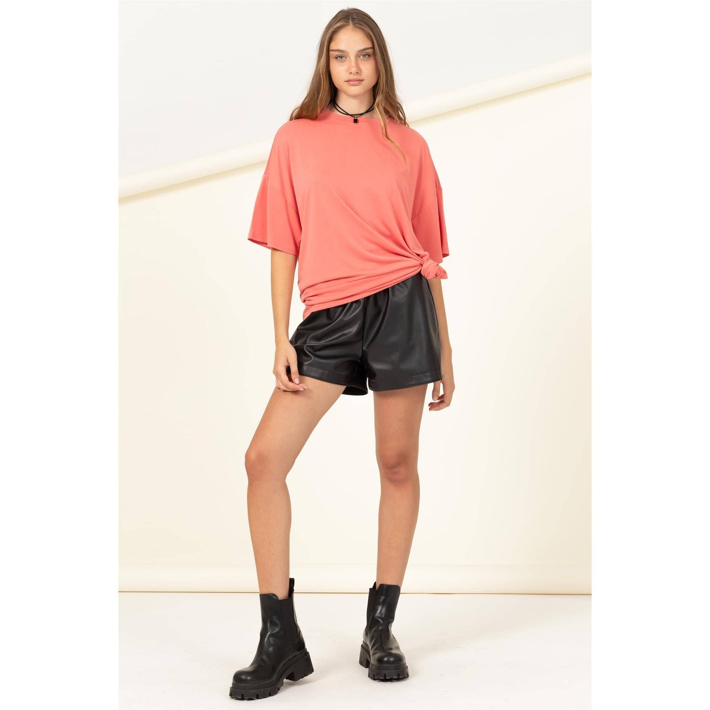 Rose Oversized Top