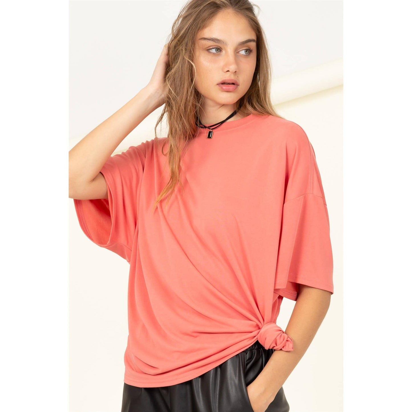 Rose Oversized Top
