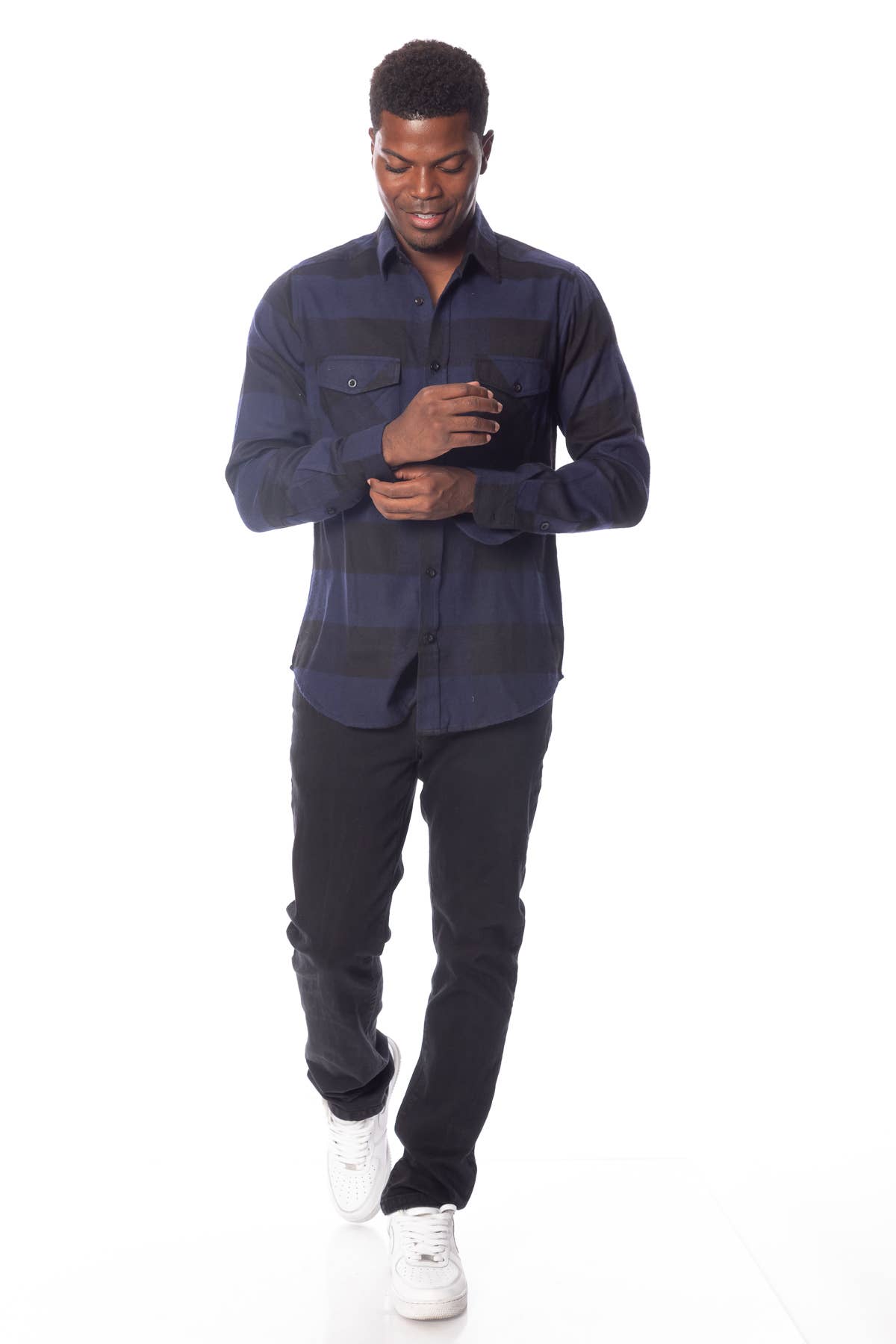Men's Plaid Flannel Button Up