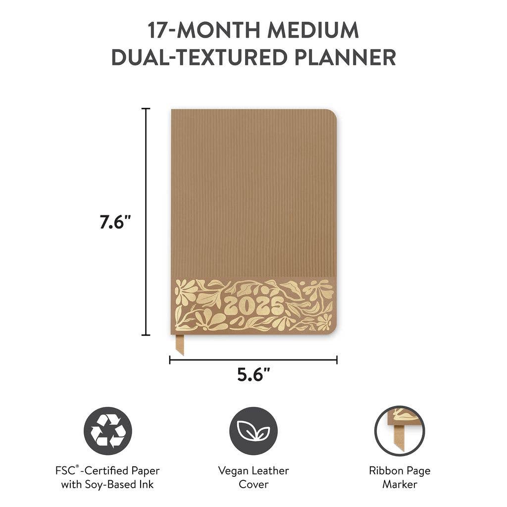 2025 Leaves on Hazelnut Planner