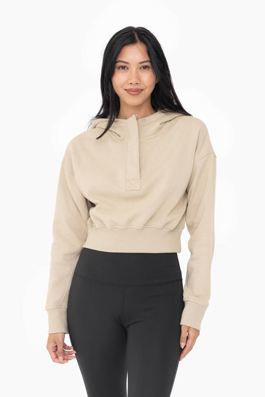 Zoe Half-Zip Fleece Hoodie