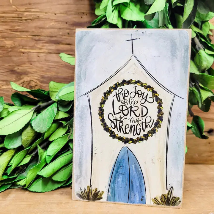 The Joy of the Lord Art Block