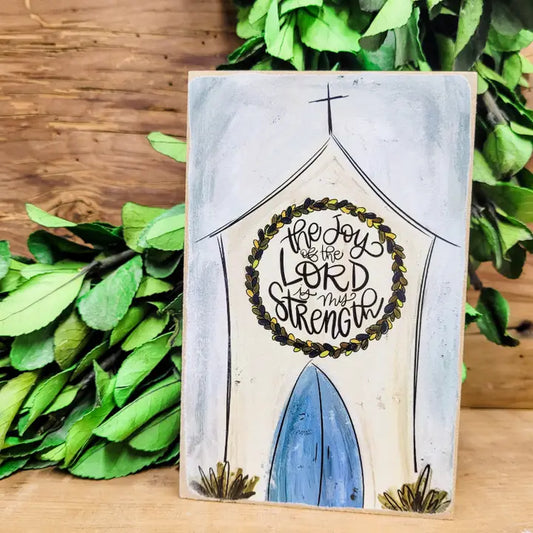 The Joy of the Lord Art Block