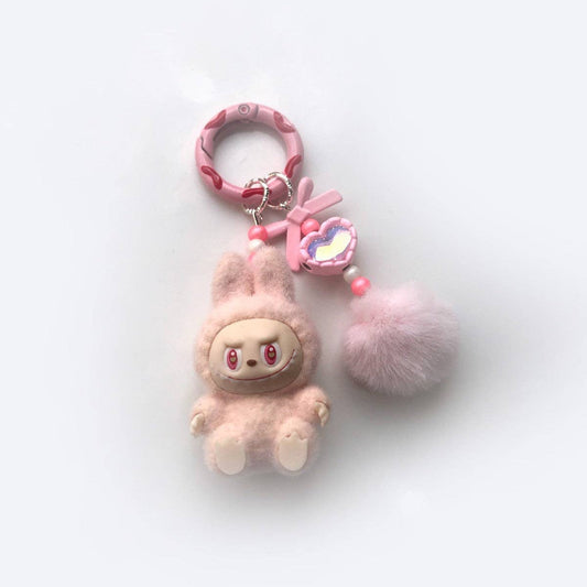 Labubu Keychain - Macaron Pink