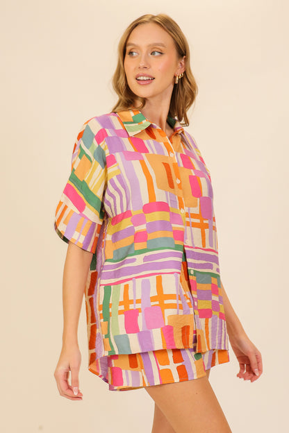 Eliza Button Up Top
