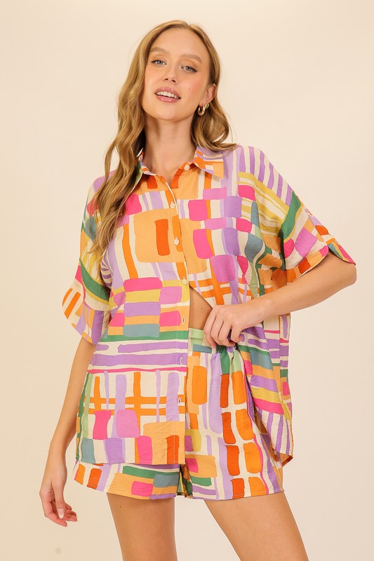 Eliza Button Up Top