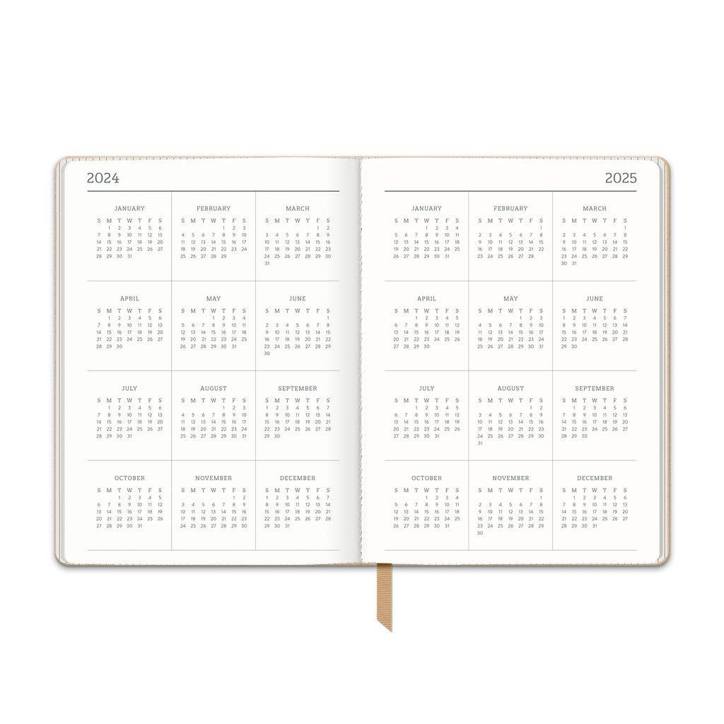 2025 Leaves on Hazelnut Planner