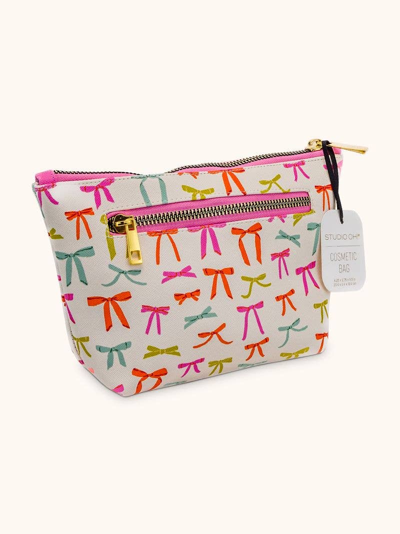 Bow Clutch Cosmetic Pouch