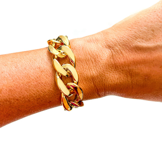 Gold Chunky Chain Bracelet