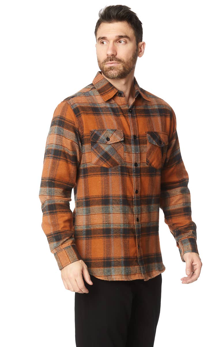 Men's Flannel Button Up