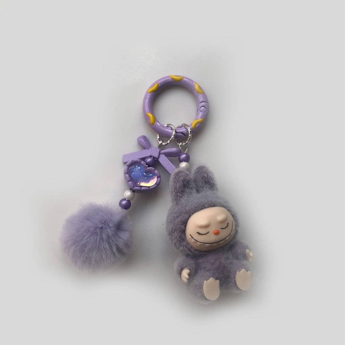Labubu Keychain - Macaron Pink