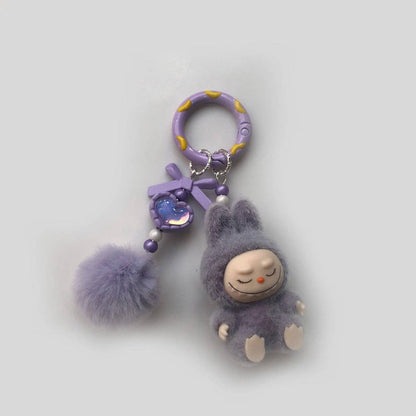 Labubu Keychain - Macaron Pink