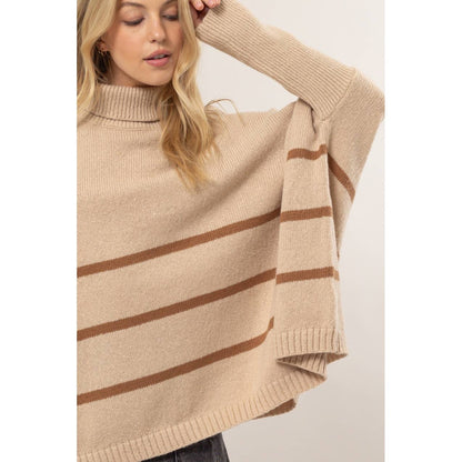 Ivy Striped Oversized Sweater