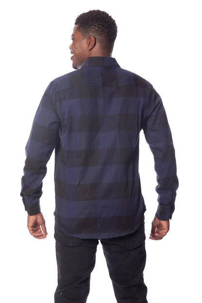 Men's Plaid Flannel Button Up