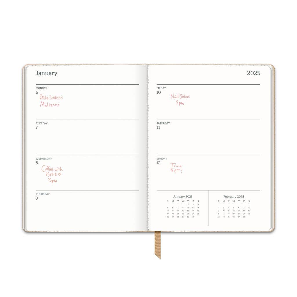 2025 Leaves on Hazelnut Planner