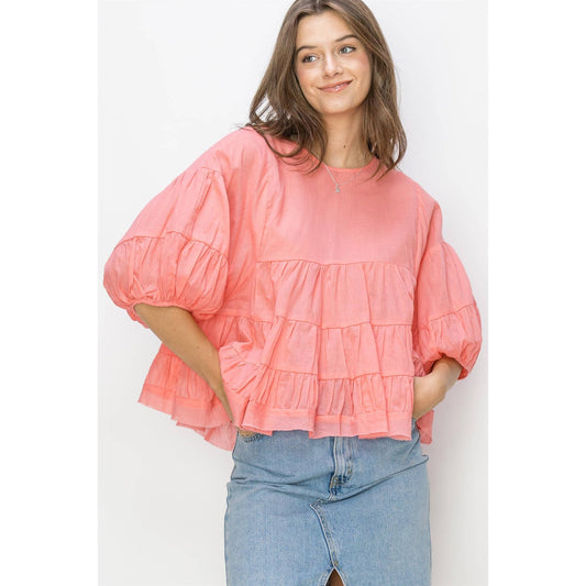 Ellis Babydoll Blouse