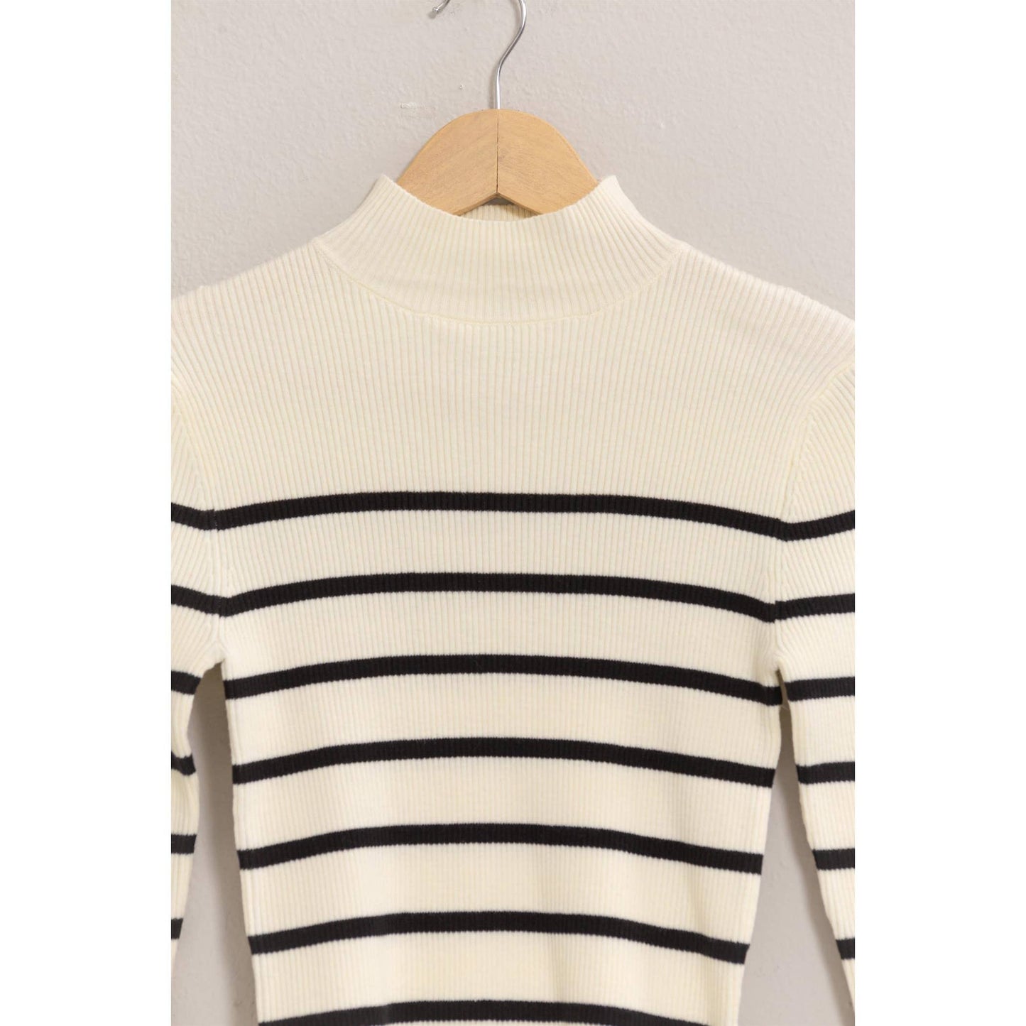 Nova Striped Cropped Sweater
