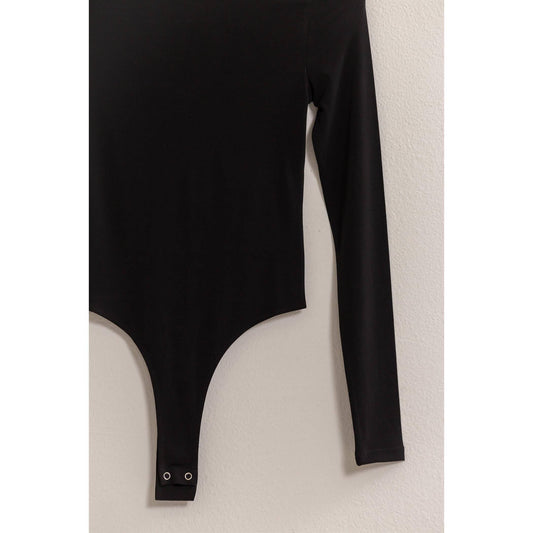 Mia Long Sleeve Black Bodysuit