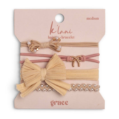 Grace- Hair + Wrist Band Set