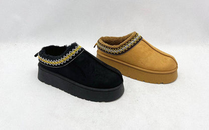 Arisa Slip-on Platforms Chestnut