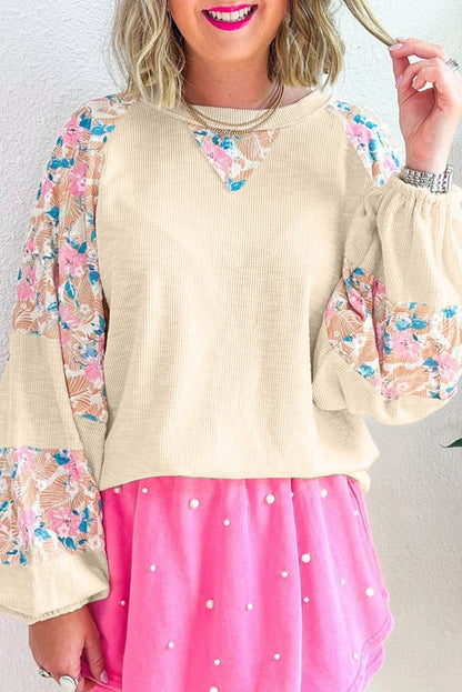 Eve Floral Patchwork Blouse