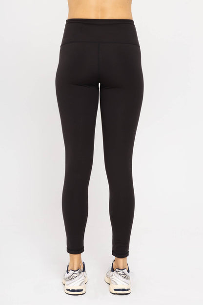 Kat Solid Leggings - Black
