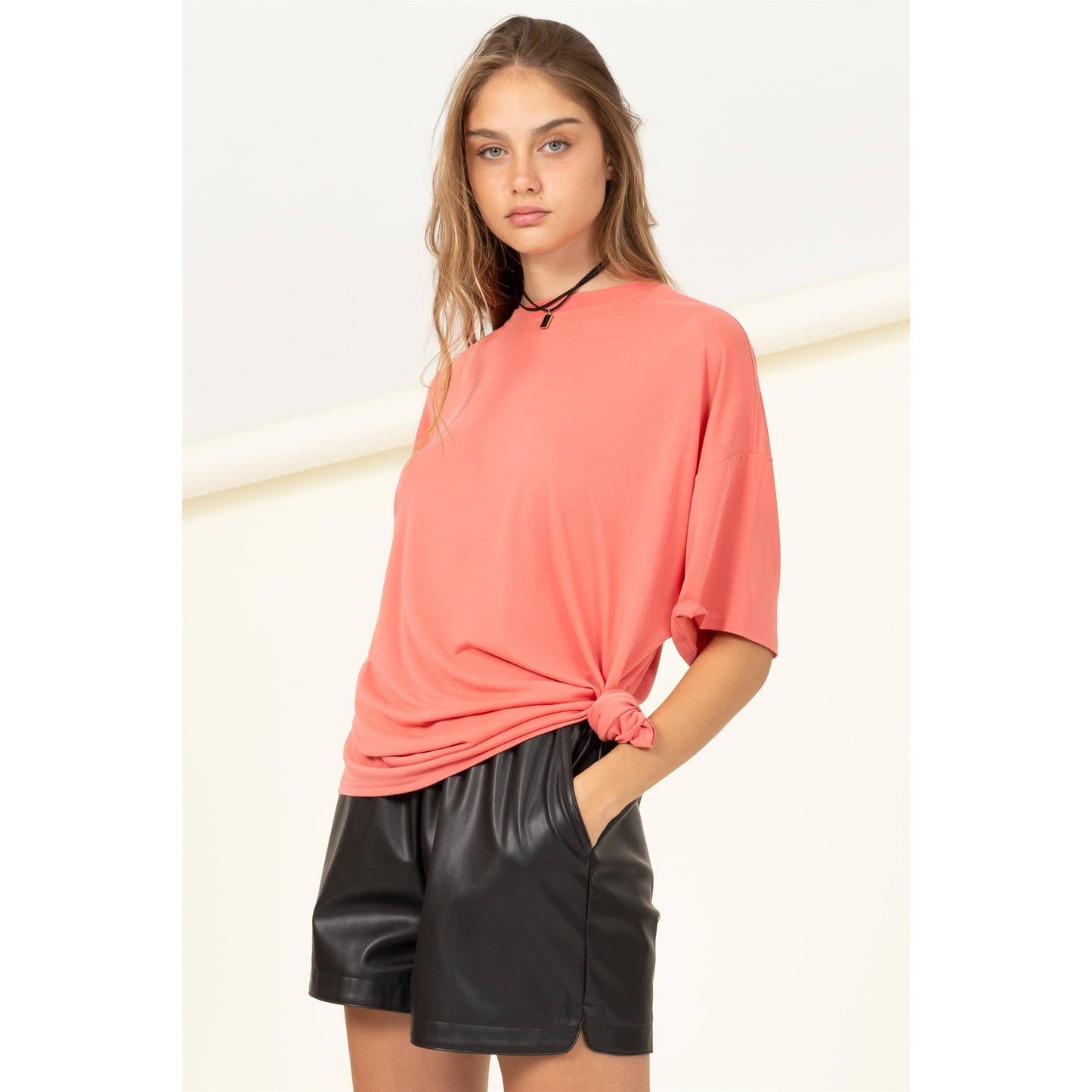 Rose Oversized Top