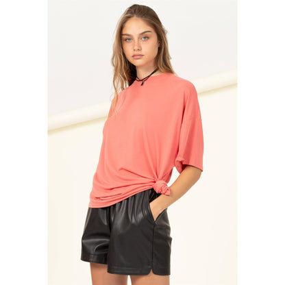 Rose Oversized Top