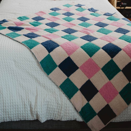 Checkered Throw Blanket
