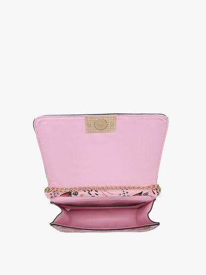 Liza Lips Print Crossbody