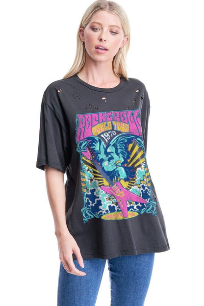 Rock 'N 'Roll World Tour 1976 Tee