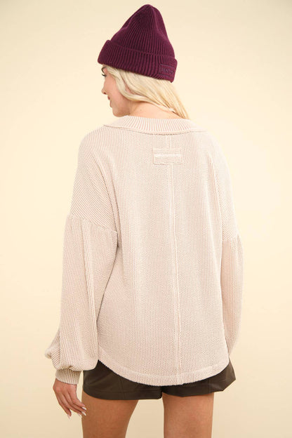Cora Cream Knit Top