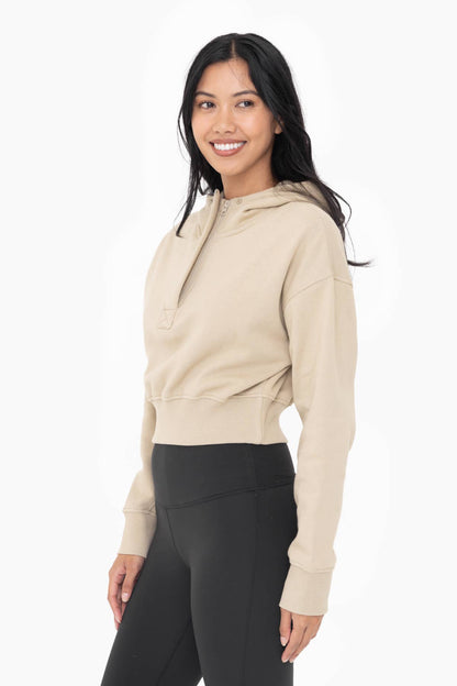 Zoe Half-Zip Fleece Hoodie
