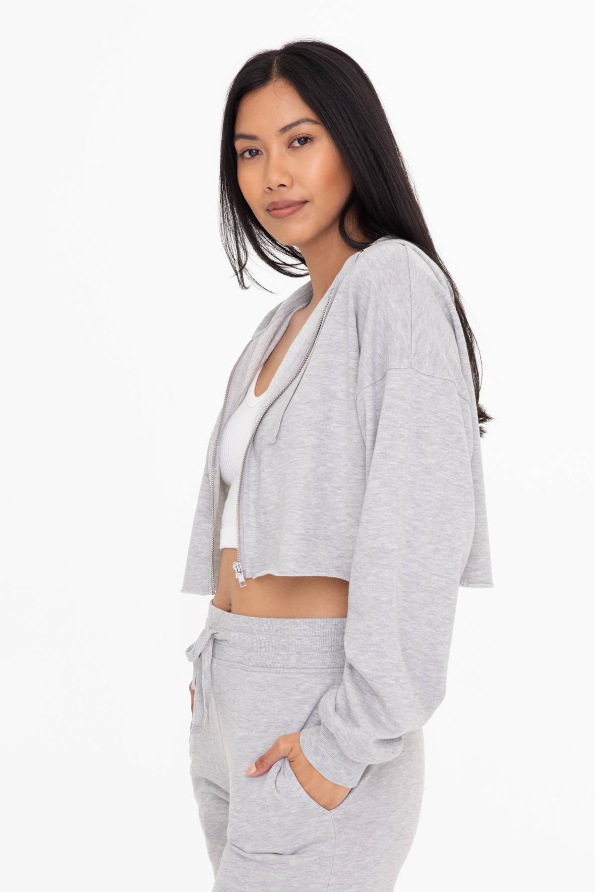 Cally Crop Hoodie