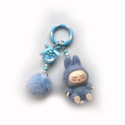 Labubu Keychain - Macaron Pink