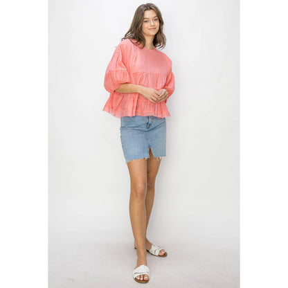 Ellis Babydoll Blouse