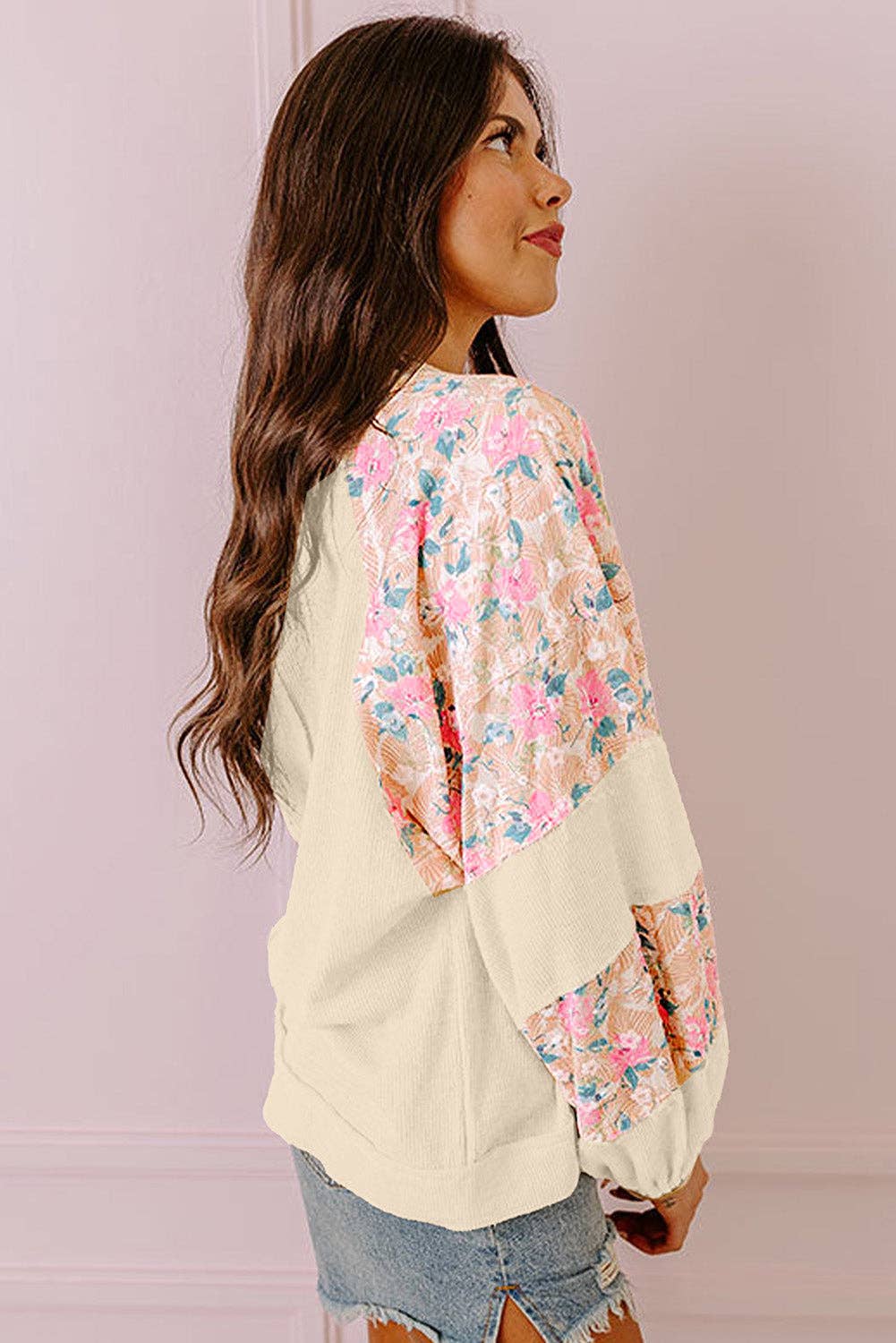 Eve Floral Patchwork Blouse