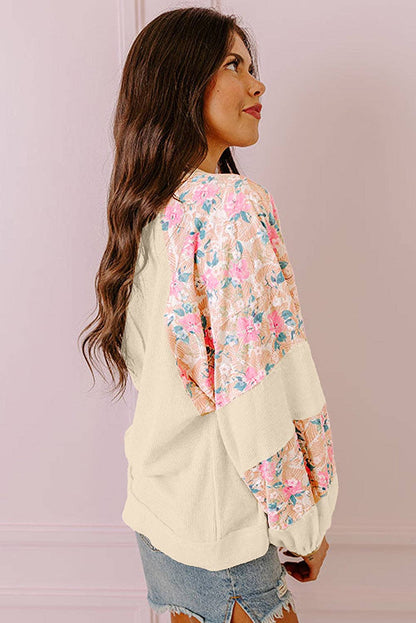 Eve Floral Patchwork Blouse