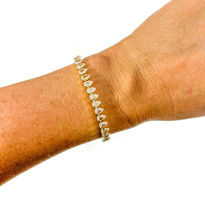 Pear Tennis Bracelet